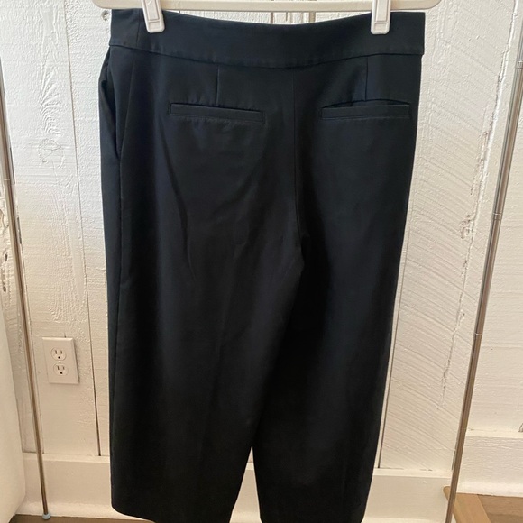 Kate Spade Size 10 Black Wide Leg Crop Trousers - Picture 2 of 3